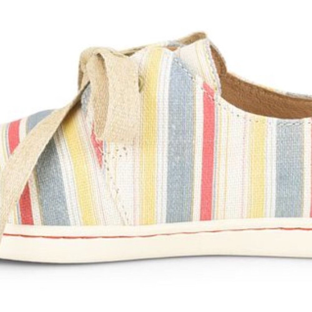 Born Datil Striped Canvas Sneakers Size 6 - Picture 8 of 10